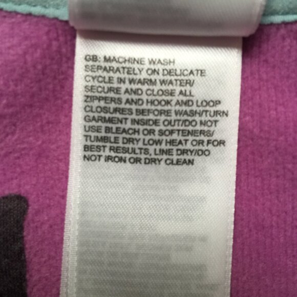 North Face Toddler Full Zip Hoodie Jacket Blue / Orange Size 6-12 Months - Picture 12 of 15